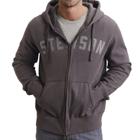 70%OFF メンズパーカーやスウェット ステットソンフリースフード付きのスエットシャツ - フルジップ（男性用） Stetson Fleece Hooded Sweatshirt - Full Zip (For Men)